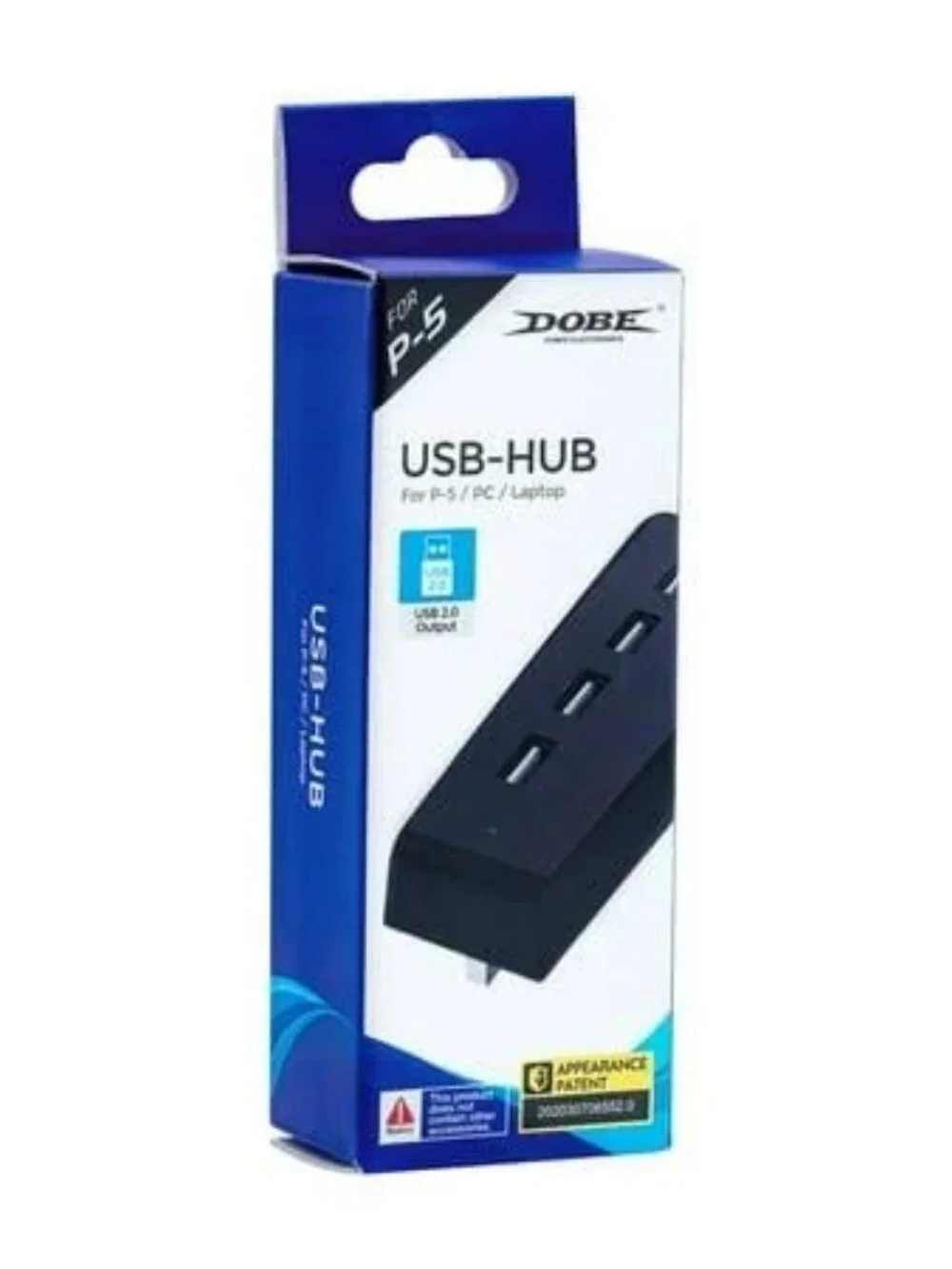 KJH High-Speed USB HUB Adapter for PS5 Console - 10Gbps Data Transfer, Multi-Por